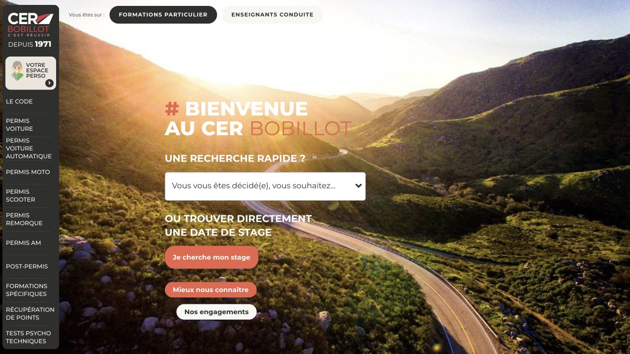 Capture du site de CER Bobillot